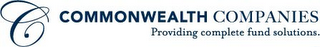 C COMMONWEALTH COMPANIES PROVIDING COMPLETE FUND SOLUTIONS. logo