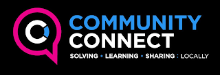 C COMMUNITY CONNECT SOLVING + LEARNING + SHARING : LOCALLY logo