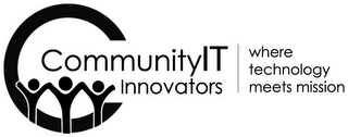 C COMMUNITYIT INNOVATORS WHERE TECHNOLOGY MEETS MISSION logo
