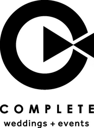 C COMPLETE WEDDINGS EVENTS logo