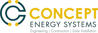 C CONCEPT ENERGY SYSTEMS ENGINEERING | CONSTRUCTION | SOLAR INSTALLATION logo