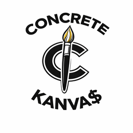 C CONCRETE KANVA$ logo