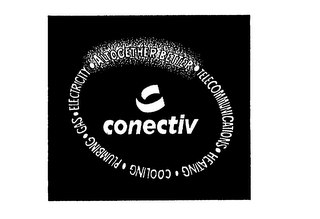 C CONECTIV ALTOGETHER BETTER TELECOMMUNICATIONS HEATING COOLING PLUMBING GAS ELECTRICITY logo