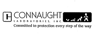 C CONNAUGHT LABORATORIES, INC. COMMITTED TO PROTECTION EVERY STEP OF THE WAY logo