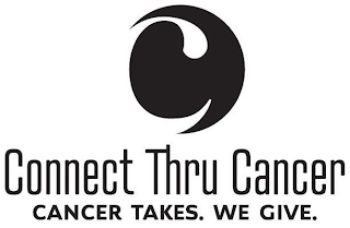 C CONNECT THRU CANCER CANCER TAKES. WE GIVE. logo
