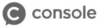 C CONSOLE logo