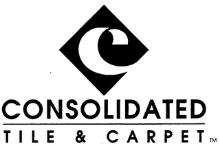 C CONSOLIDATED TILE & CARPET logo