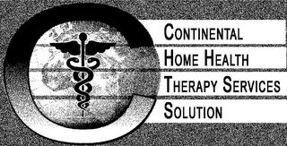 C CONTINENTAL HOME HEALTH THERAPY SERVICES SOLUTION logo
