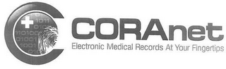 C CORANET ELECTRONIC MEDICAL RECORDS AT YOUR FINGERTIPS logo