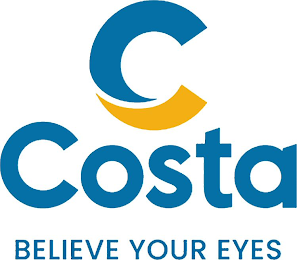C COSTA BELIEVE YOUR EYES logo