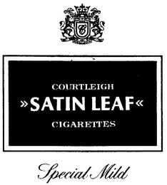 C COURTLEIGH SATIN LEAF CIGARETTES SPECIAL MILD logo