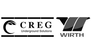 C CREG UNDERGROUND SOLUTIONS WIRTH W logo