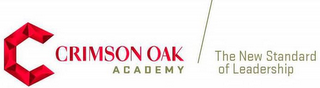 C CRIMSON OAK ACADEMY THE NEW STANDARD OF LEADERSHIP logo