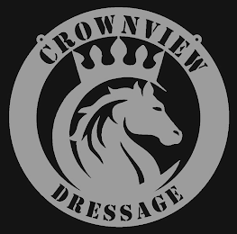 C CROWNVIEW DRESSAGE logo