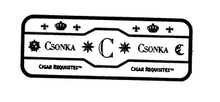 C CSONKA CIGAR REQUISITES logo