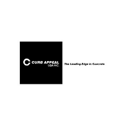 C CURB APPEAL USA INC. THE LEADING EDGE IN CONCRETE logo