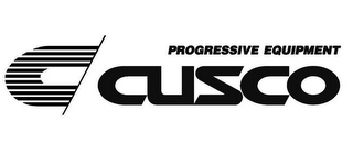 C CUSCO PROGRESSIVE EQUIPMENT logo