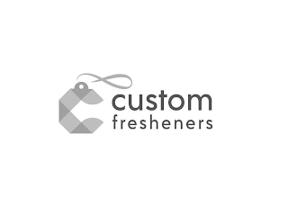 C CUSTOM FRESHENERS logo