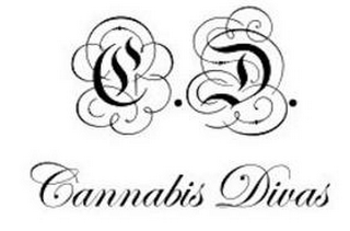 C. D. CANNABIS DIVAS logo