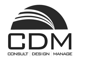 C D M CONSULT DESIGN MANAGE logo
