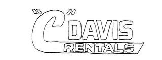 "C" DAVIS RENTALS logo
