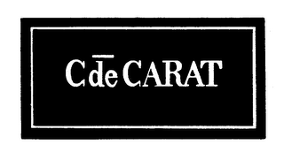 C DE CARAT logo