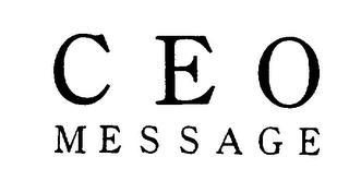 C E O MESSAGE logo