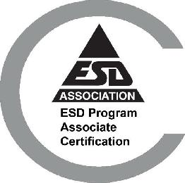 C ESD ASSOCIATION ESD PROGRAM ASSOCIATE CERTIFICATION logo