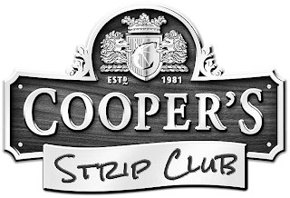 C ESTD 1981 COOPER'S STRIP CLUB logo