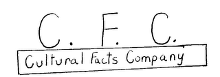 C. F. C. CULTURAL FACTS COMPANY logo