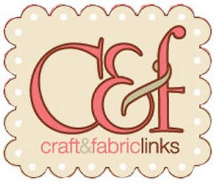 C & F CRAFT&FABRICLINKS logo