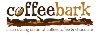 C FFEEBARK A STIMULATING UNION OF COFFEE, TOFFEE & CHOCOLATE logo