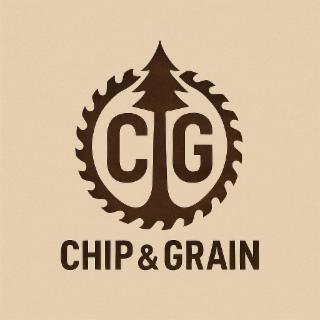 C G CHIP & GRAIN logo