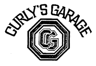 C G CURLY'S GARAGE logo
