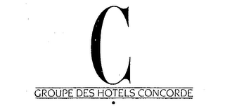 C GROUPE DES HOTELS CONCORDE