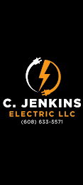 C. JENKINS ELECTRIC LLC (608) 633-5571 logo