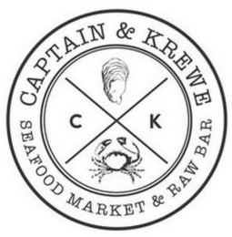 C K CAPTAIN & KREWE C K SEAFOOD MARKET & RAW BAR logo