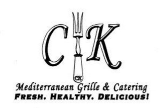 C K MEDITERRANEAN GRILLE & CATERING FRESH. HEALTHY. DELICIOUS logo