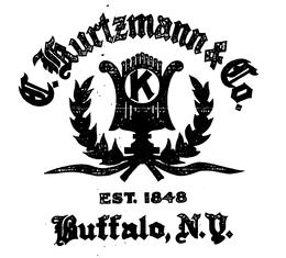 C. KURTZMANN & CO. K EST. 1848 BUFFALO, N.Y. logo