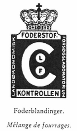 C L F FODERSTOF KONTROLLEN logo