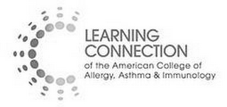 C LEARNING CONNECTION OF THE AMERICAN COLLEGE OF ALLERGY, ASTHMA & IMMUNOLOGY logo