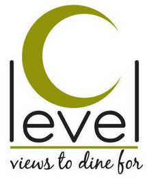 C LEVEL VIEWS TO DINE FOR logo