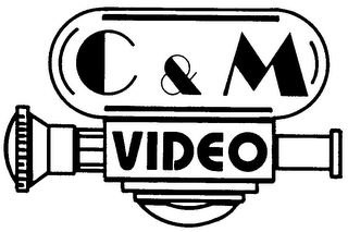 C & M VIDEO logo