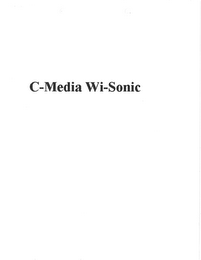 C-MEDIA WI-SONIC logo