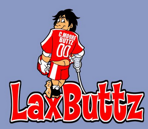C. MOORE BUTTZ LAX BUTTZ logo