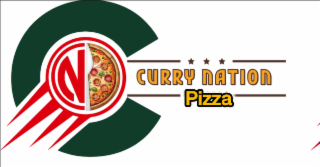 C N CURRY NATION PIZZA logo