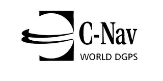 C-NAV WORLD DGPS logo