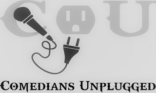 C O U COMEDIANS UNPLUGGED logo