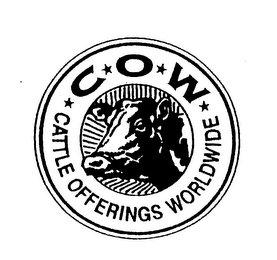 C O W CATTLE OFFERINGS WORLDWIDE logo