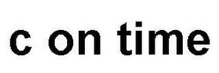C ON TIME logo